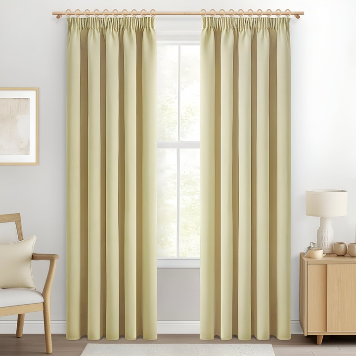 Függönyök, MRTREES, 2 darab, 225x140 cm, poliészter anyag