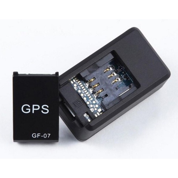 Mini GPS Tracker TehnoFusion, Localizare GPS, Microfon, SIM, Prindere Magnetica, Negru