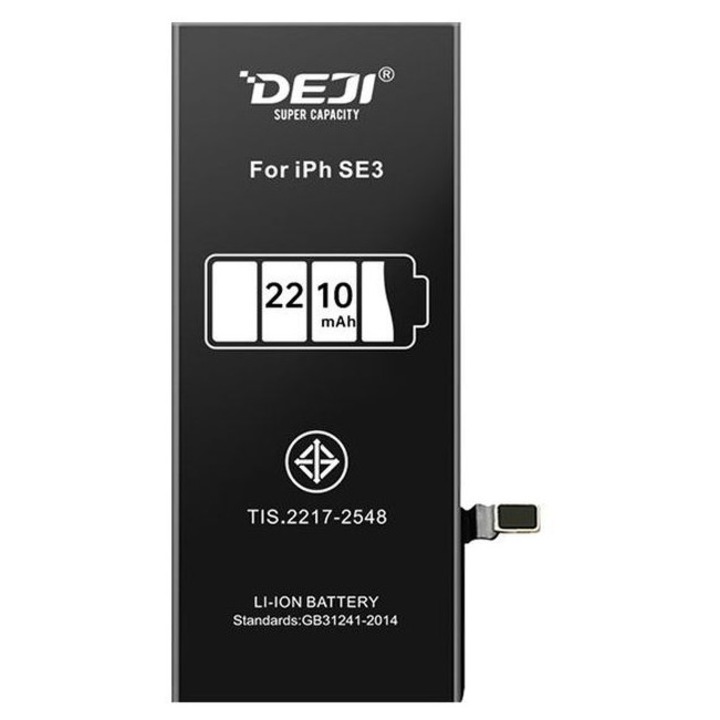 Deji Li-Ion akkumulátor Iphone SE 3 (2022) készülékhez, 2210 mAh kapacitás, bliszteres csomagolás