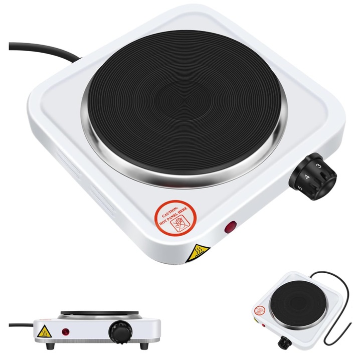 Преносима електрическа котлон CELhome, 1000W, 5 степени на мощност, 21см