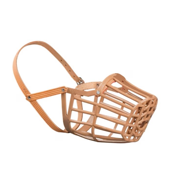 Botniță din plastic, M, crem pentru câini