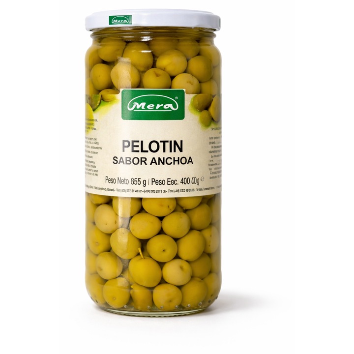 Conservă măsline verzi Pelotin cu ansoa Mera 720ml