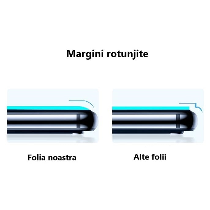 Folie sticla pentru Samsung Galaxy A26, Full Glue, 9H, transparenta, protectie ecran, ISAG