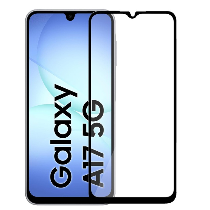 Folie de protecție din sticlă ISAG, Full Glue, 9H, transparentă, pentru Samsung Galaxy A17