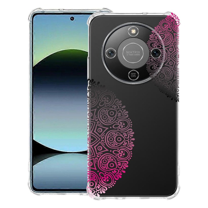 BestCase® Husa Anti Shock 1.5mm Compatibila cu Honor Magic8 Lite, cu Design Lace, Reinforced 4 Corners, 3128364 AS 92