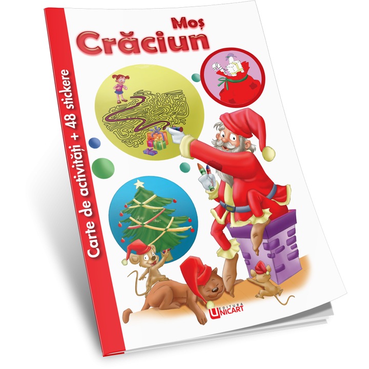 Activitati si stickere - Mos Craciun