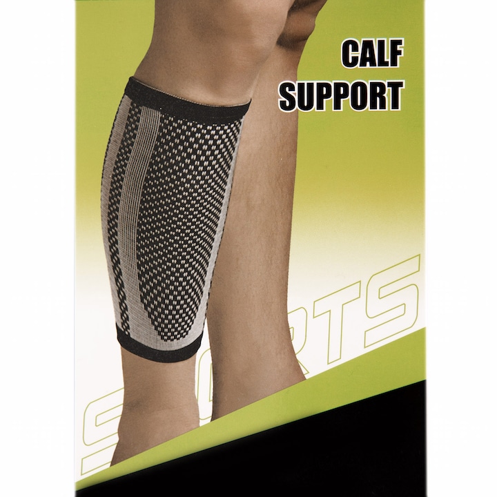 Fasa elastica pentru gamba / bandaj de compresie, Sonorh, suport muscular pentru sport si recuperare