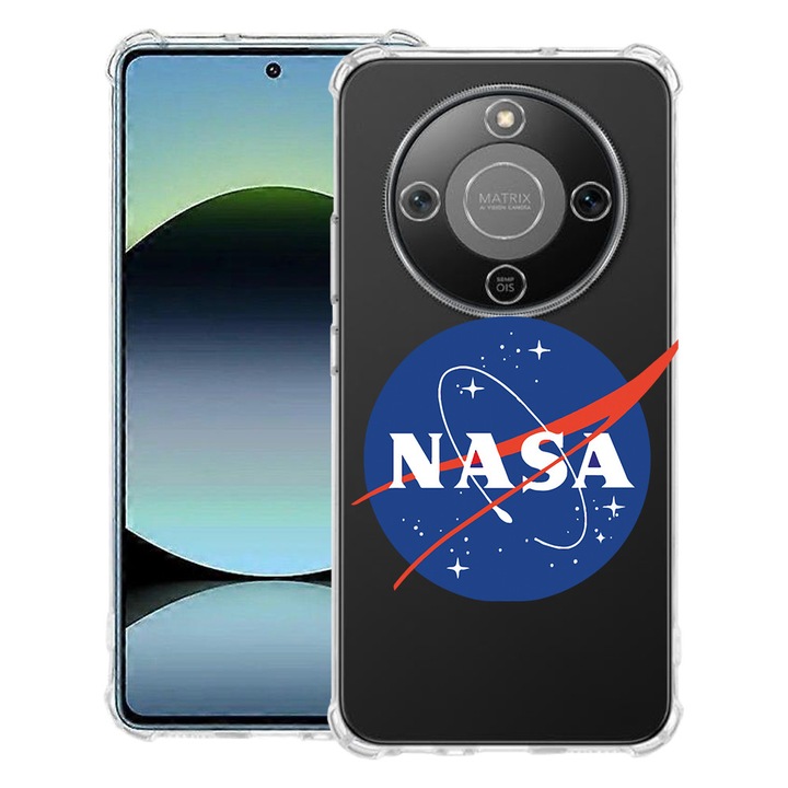 BestCase® Husa Anti Shock 1.5mm Compatibila cu Honor Magic8 Lite, cu Design Nasa Classic, Reinforced 4 Corners, 3128364 AS 1615