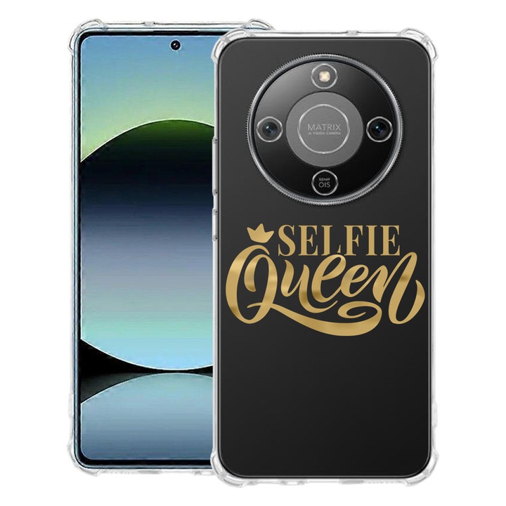 BestCase® Husa Anti Shock 1.5mm Compatibila cu Honor Magic8 Lite, cu Design Selfie Queen, Reinforced 4 Corners, 3128364 AS 1801