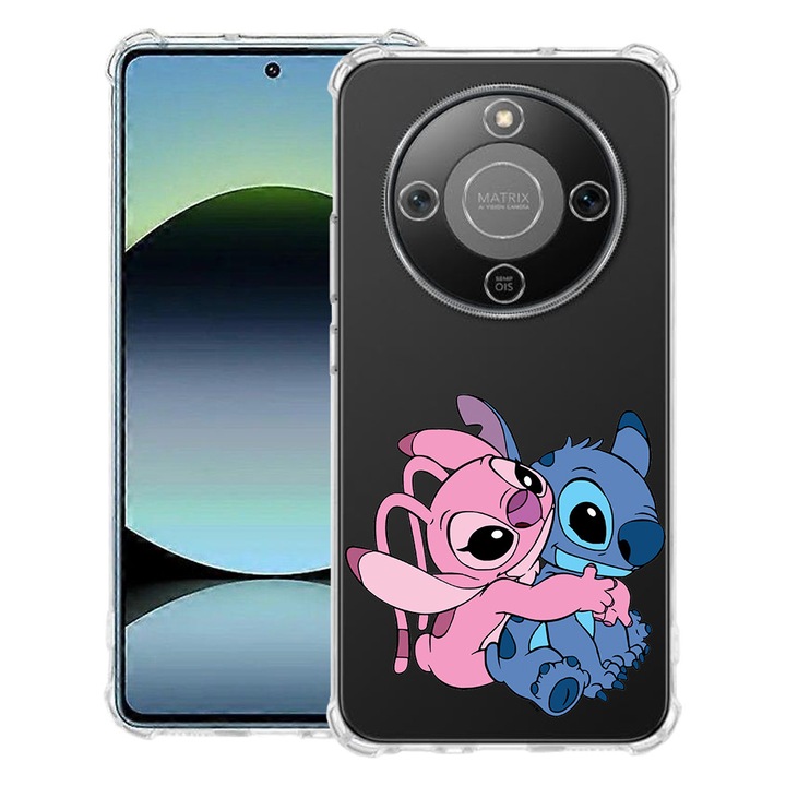 BestCase® Husa Anti Shock 1.5mm Compatibila cu Honor Magic8 Lite, cu Design Angel Hugging, Reinforced 4 Corners, 3128364 AS 1842