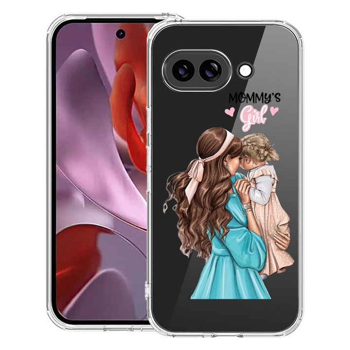 BestCase® Ütésálló tok 1.5mm Kompatibilis Google Pixel 10a-val, Mommy's Girl dizájnnal, megerősített 4 sarokkal, 3128359 AS 555