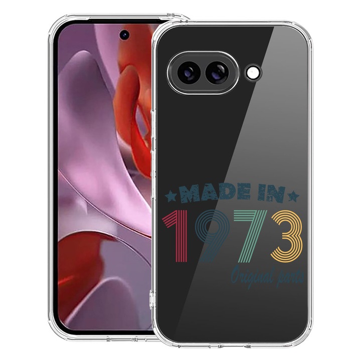 BestCase® Husa Anti Shock 1.5mm Compatibila cu Google Pixel 10a, cu Design Original Parts 1973, Reinforced 4 Corners, 3128359 AS 1990