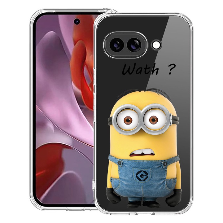 BestCase® Husa Anti Shock 1.5mm Compatibila cu Google Pixel 10a, cu Design What?, Reinforced 4 Corners, 3128359 AS 27