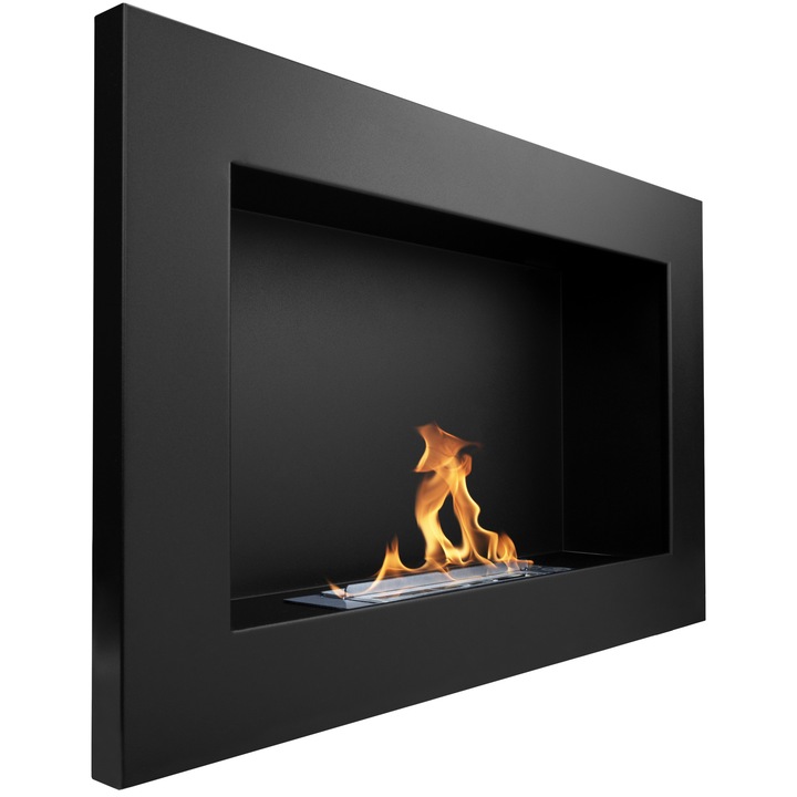 Aromaterápiás funkcióval rendelkező biokandalló, GMT 650x400 mm, fekete