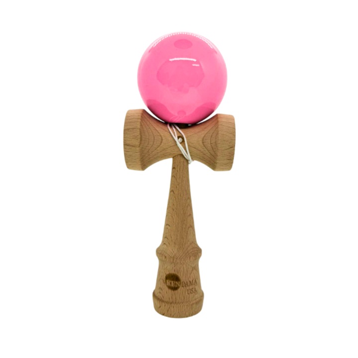 Kendama Power Giant 25 cm – Kendama Uriasa din Lemn cu Bila Roz Lucioasa, Skill Toy XXL