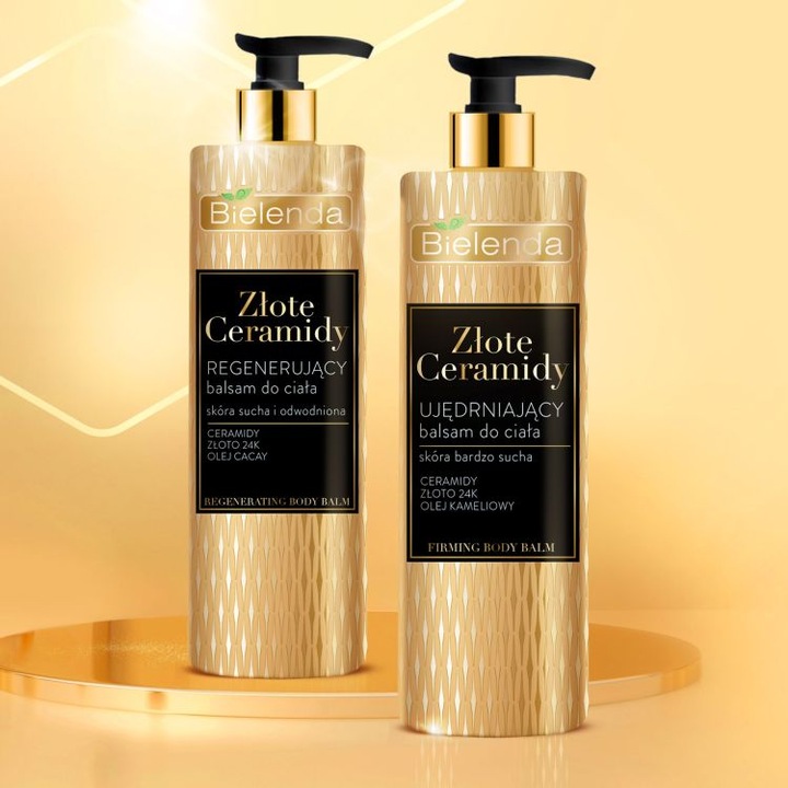Balsam corp, Bielenda, Golden Ceramides, pentru fermitate, 400 ml