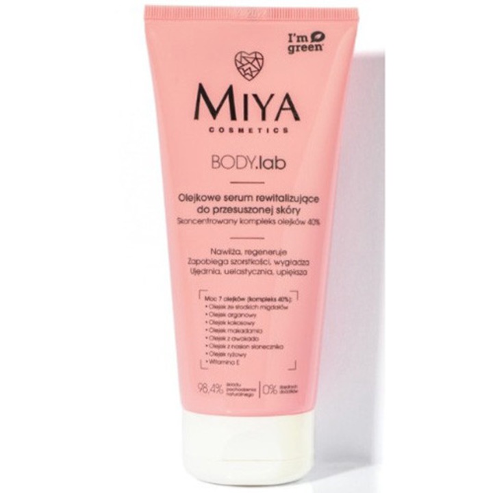 Miya Body.lab olajszérum, száraz bőr regenerálása, 200 ml