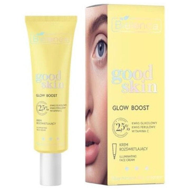 Crema fața, Bielenda, Good Skin Glow Boost, iluminare & glow, 50 ml