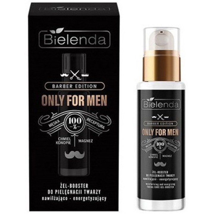 Gel booster, Bielenda, Only For Men, hidratant & energizant, 30 ml