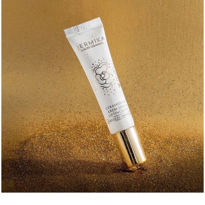 Crema-serum ochi, Dermika, Luxury Ceramides, Ingrijire ochi si pleoape, 15 ml