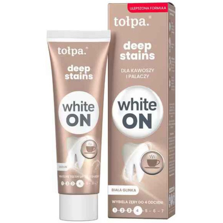 Fogkrém, On, White Deep Stains, eltávolítja a mély foltokat, 75 ml