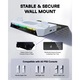 Kit suport perete, Excitat®, pentru PS5, Slim & Pro, cu Incarcator Dual pentru Controlere si Indicator LED Smart, Iluminare RGB Personalizabila, Constructie Rezistenta din Otel