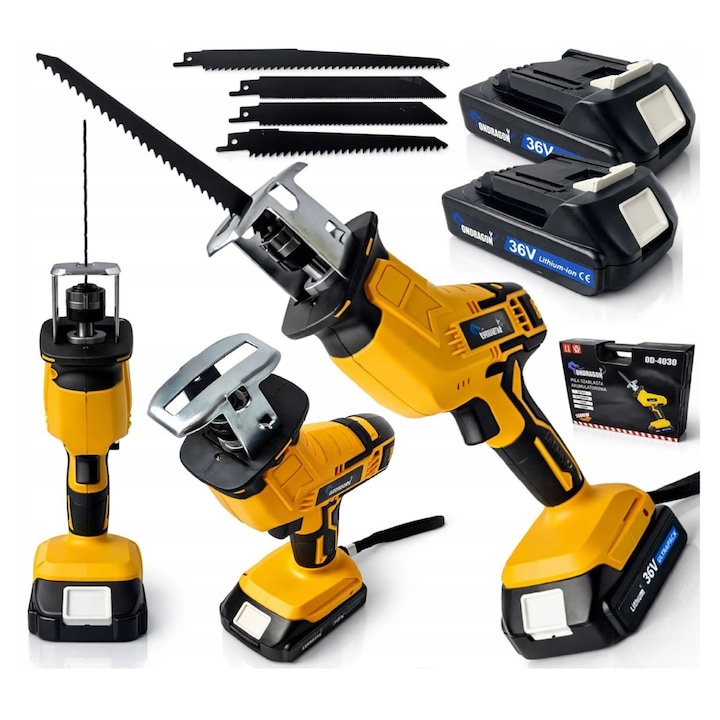 Fierastrau tip sabie cu acumulator, 36 V, Ondragon OD4030