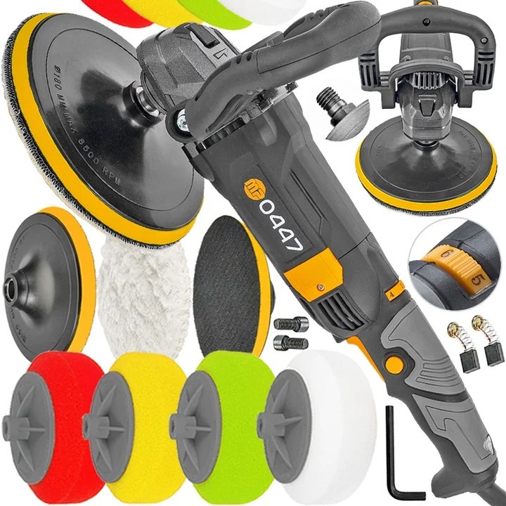 Masina de slefuit polisat lustruit auto 2600W 180mm + bureti + accesorii (MP0447)