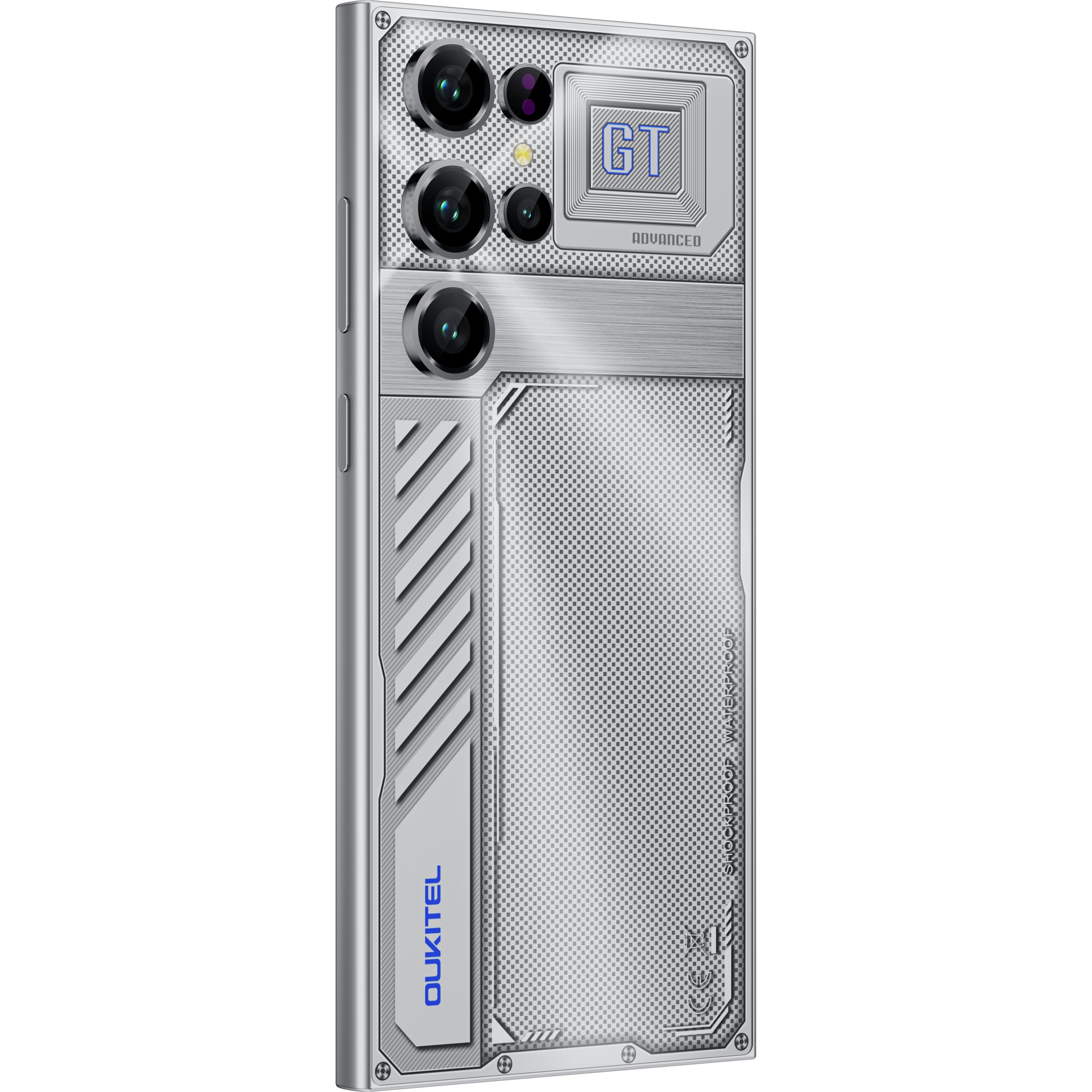 Telefon mobil Oukitel C61 GT, 6.88", 128GB/4GB, 5150mAh, Argintiu