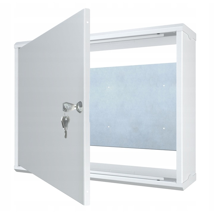 Fémszekrény 52x40x14cm Fém multimédia elosztótábla, felületre szerelhető