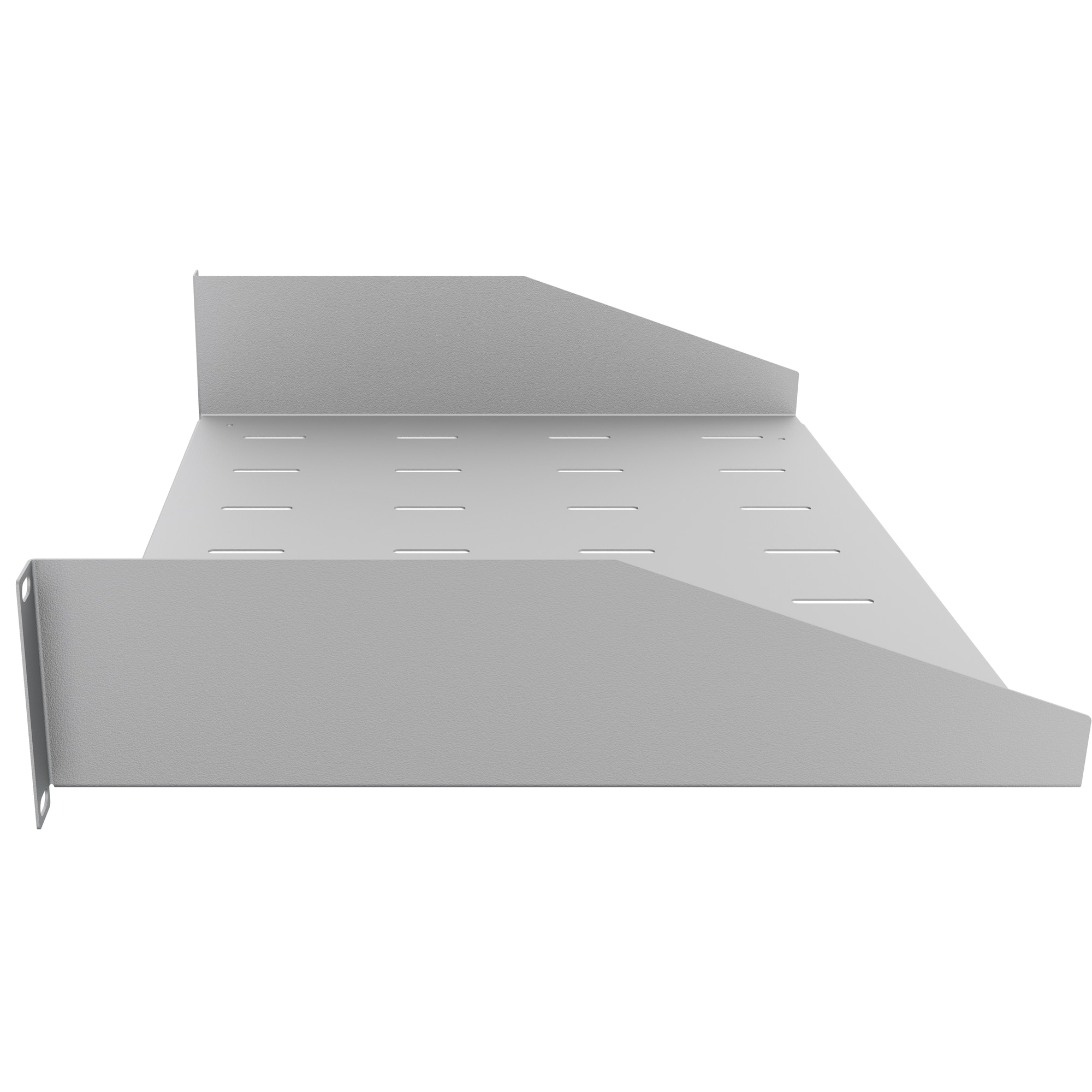 Raft fix RACK Eco gri 19” 2U 350 mm perforat calitate StalFlex - eMAG.ro