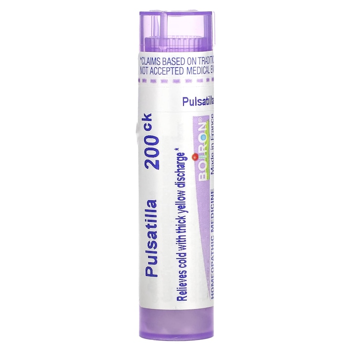Vitamine Boiron, Pulsatilla 200CK, 80 granule, pentru femei, pentru ameliorarea racelii