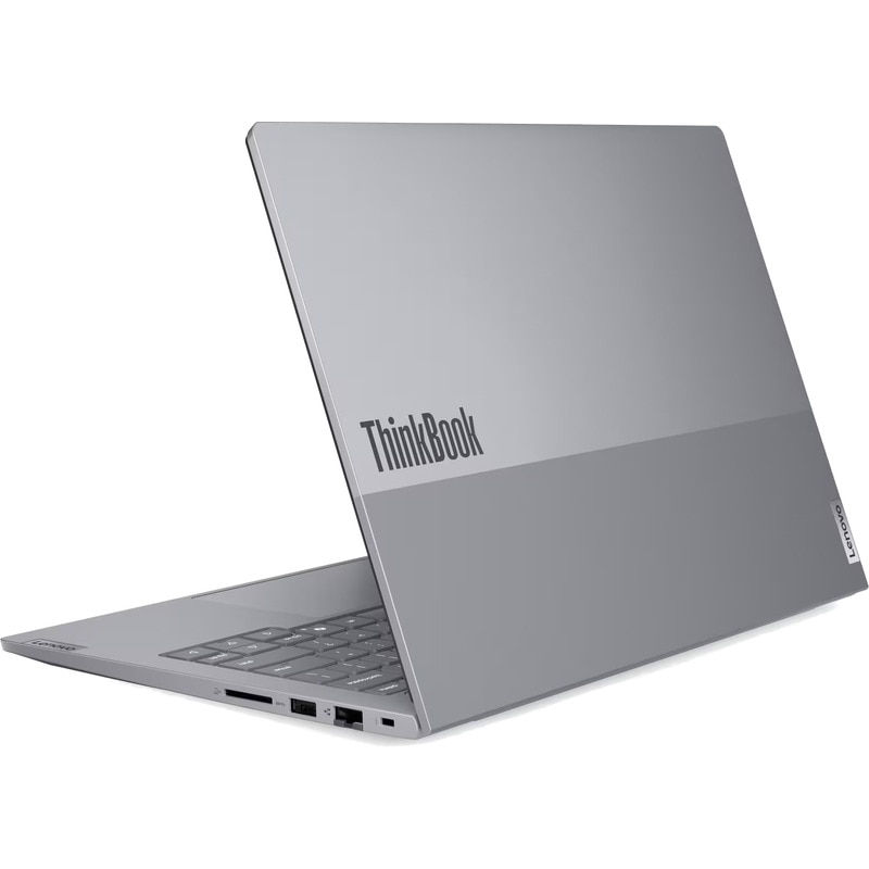 Laptop Lenovo ThinkBook 14 G8 IAL cu procesor Intel® Core Ultra 5 225U pana la 4.80 GHz, 14" WUXGA IPS, 16 GB RAM DDR5, 512 GB SSD, Intel® Graphics, Windows 11 Pro, Arctic Grey