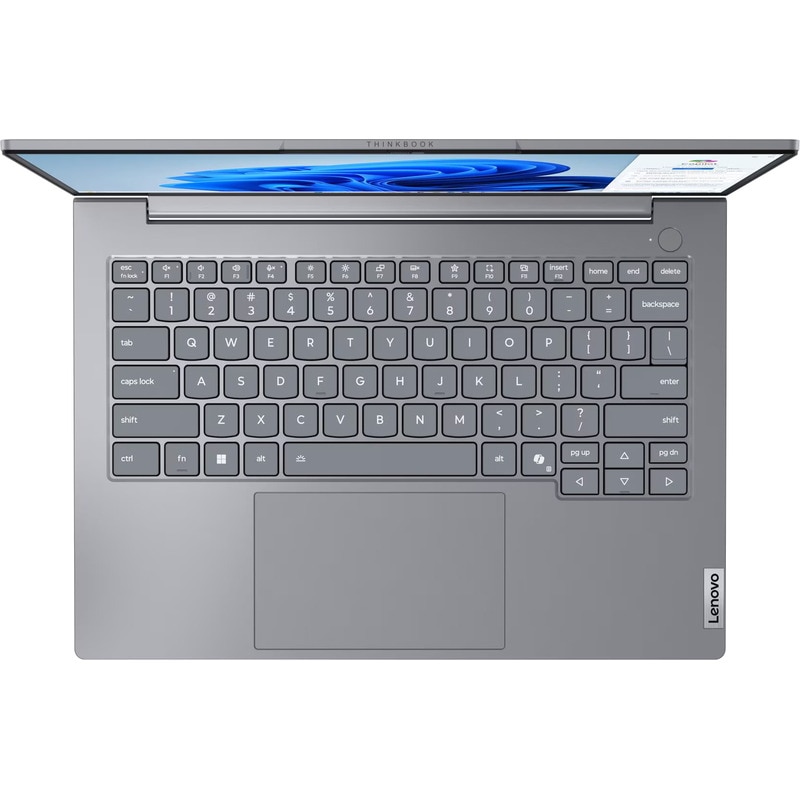 Laptop Lenovo ThinkBook 14 G8 IAL cu procesor Intel® Core Ultra 5 225U pana la 4.80 GHz, 14" WUXGA IPS, 16 GB RAM DDR5, 512 GB SSD, Intel® Graphics, Windows 11 Pro, Arctic Grey