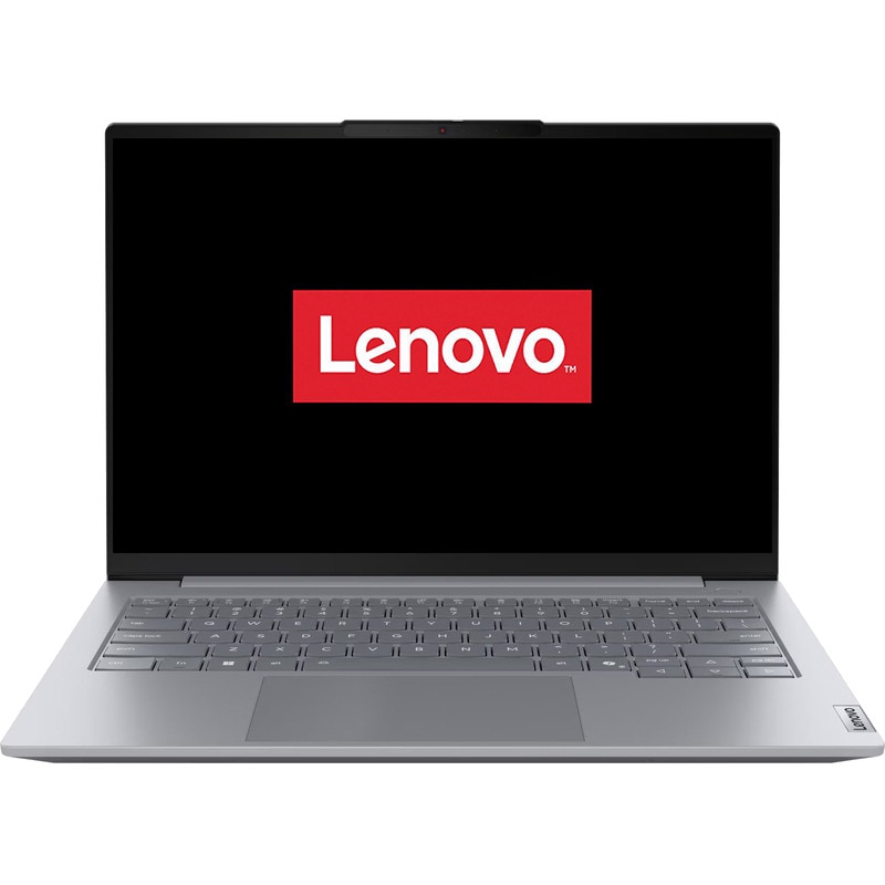 Laptop Lenovo ThinkBook 14 G8 IAL cu procesor Intel® Core Ultra 5 225U pana la 4.80 GHz, 14" WUXGA IPS, 16 GB RAM DDR5, 512 GB SSD, Intel® Graphics, Windows 11 Pro, Arctic Grey