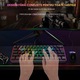 Геймърска клавиатура NEOSOR 60% с кабел, 61 клавиша, RGB осветление, N-Key Rollover, ергономични Double-Shot клавиши, FN мултимедийни функции, компактен дизайн, устойчивост на течности, USB