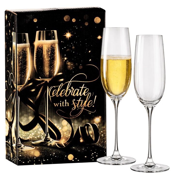 Set Best Image de pahare pentru sampanie ‘Celebrate with Style’