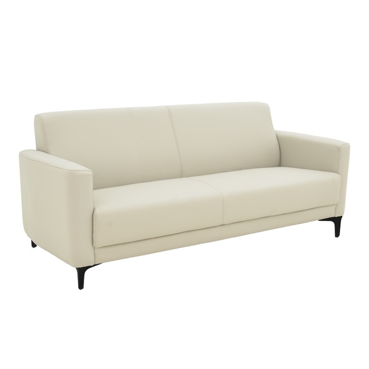 Canapea 3 locuri, bej, 185x82x81 cm