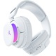 Casti gaming wireless HyperX Cloud Flight 2, iluminare RGB personalizabila cu placute detasabile pentru cupe, autonomie max 100 ore, 2.4GHz/Bluetooth, software NGENUITY, Instant Pair cu anumite laptopuri OMEN, multiplatforma, drivere 50 mm, alb