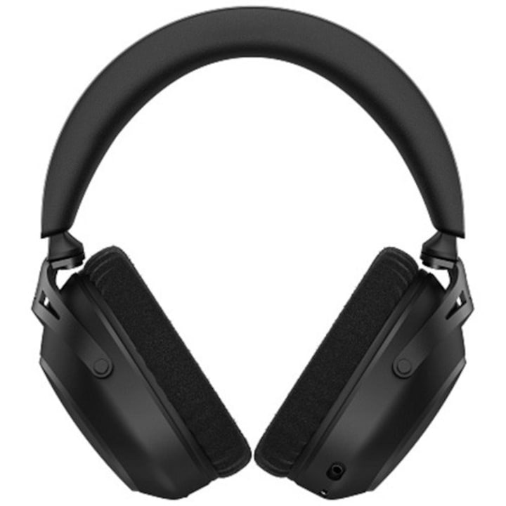 Casti gaming wireless HyperX Cloud Alpha 2, difuzoare dual‑chamber de 53 mm, autonomie max 250 de ore, statie de baza RGB, conexiune simultana 2.4GHz & Bluetooth, multiplatforma, software NGENUITY, negru