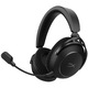 Casti gaming wireless HyperX Cloud Alpha 2, difuzoare dual‑chamber de 53 mm, autonomie max 250 de ore, statie de baza RGB, conexiune simultana 2.4GHz & Bluetooth, multiplatforma, software NGENUITY, negru