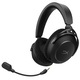 Casti gaming wireless HyperX Cloud Alpha 2, difuzoare dual‑chamber de 53 mm, autonomie max 250 de ore, statie de baza RGB, conexiune simultana 2.4GHz & Bluetooth, multiplatforma, software NGENUITY, negru