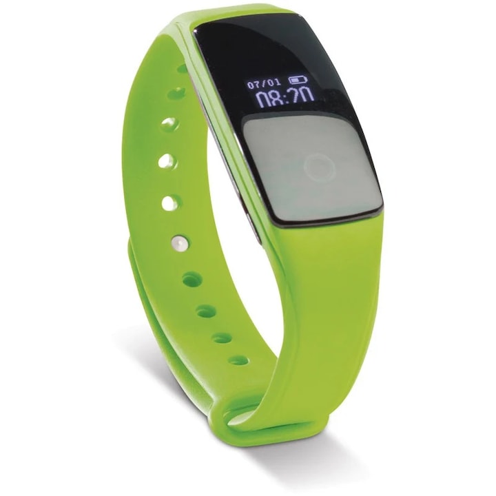 Bratara Fitness LED, Bluetooth V4.0 Astrum SB110 V2 Negru