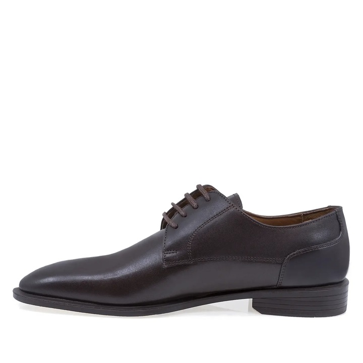 Pantofi barbati eleganti, Goretti, piele naturala, maro, 46 EU