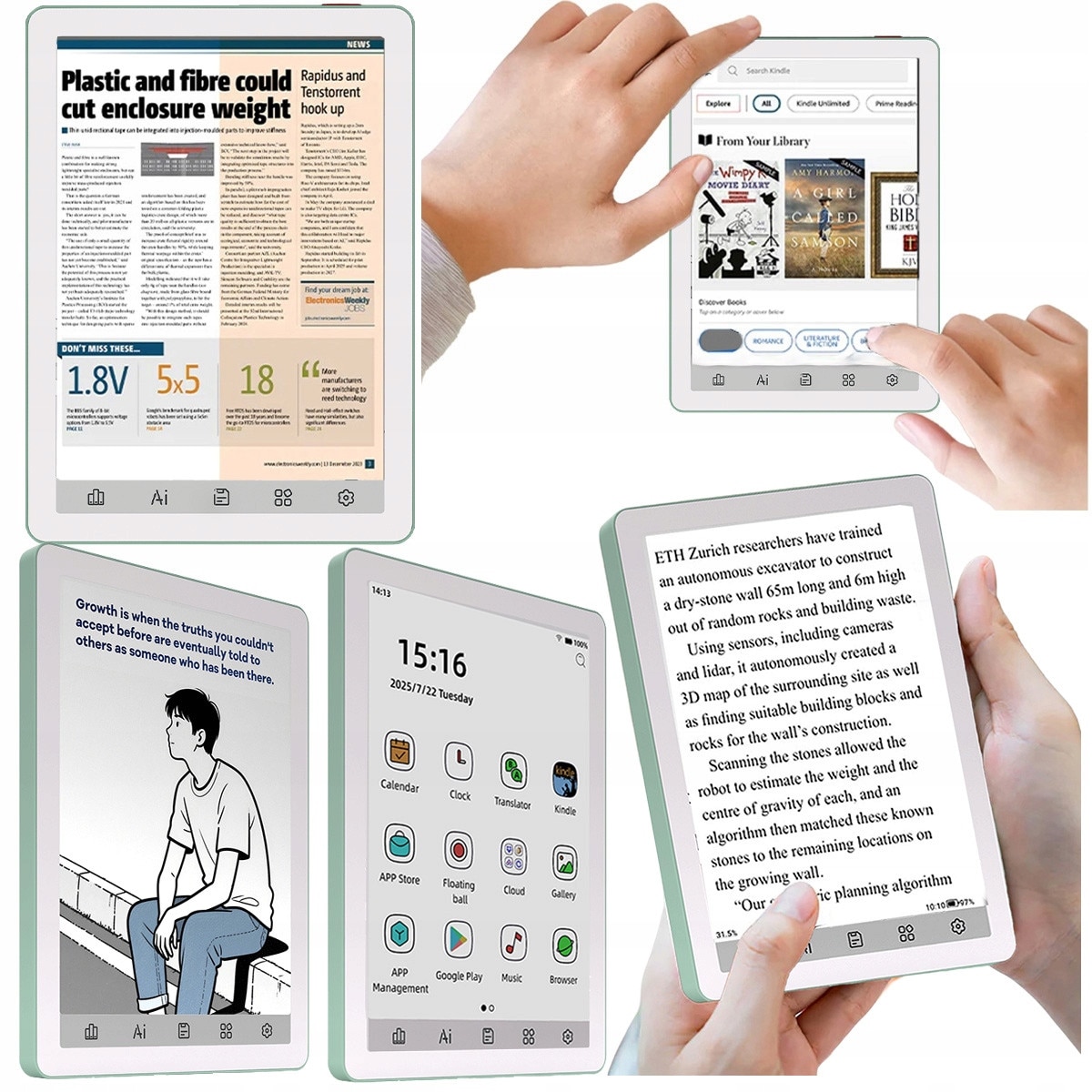Ebook Reader Kindle Oasis 4 GB, impermeabil, 6 inch, 300 ppi, 3G