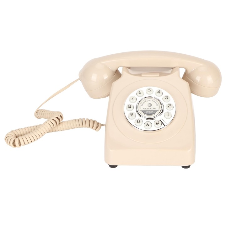 Telefon Fix Retro, Carte De Oaspeti Audio Pentru Nunti, Inregistrare Mesaje Audio Individuale Cu Cartea De Oaspeti, Card De Memorie De 8 Gb, Pastrati Ocaziile Speciale
