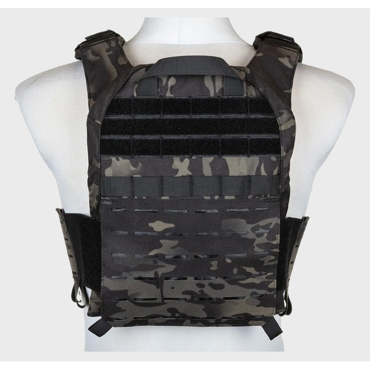 Vesta Tactica, Specna Arms, Carrier De Placi Avansat, Croi Ergonomic, Calitate Inalta A Executiei, Sistem Molle Taiat Cu Laser, Velcro Pentru Patches Si Marcaje, Maner De Evacuare, Multicam Negru