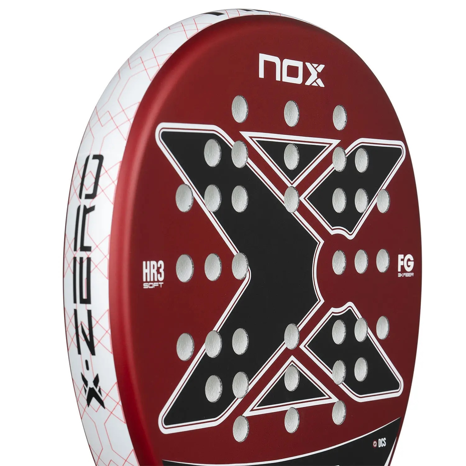 Rachetă padel Nox X-Zero, roșie, 352g, fibră de sticlă - eMAG.ro