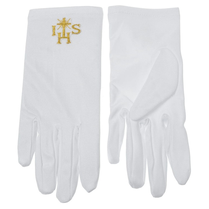 Manusi copii pentru impartasanie, QUO VADIS, alb, universale