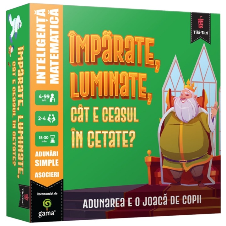 Joc Tiki-Tan - Imparate, luminate, cat e ceasul in cetate?, 2-4 jucatori, +4 ani